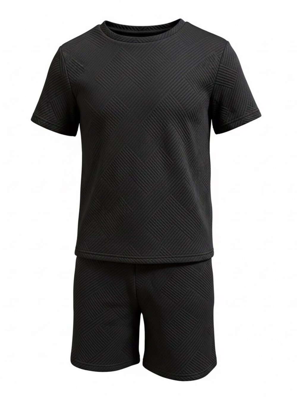Haloumoning Boys 2-piece Sort Sleeve and Shorts Set (Boys 11-14 Years Old)